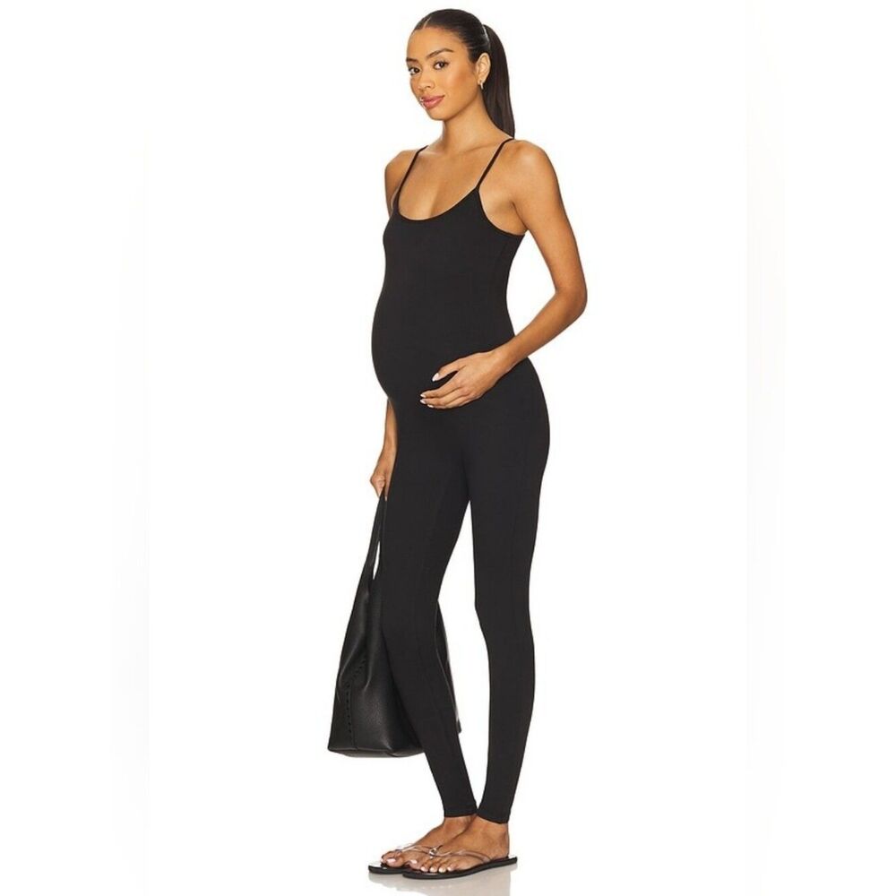 Bumpsuit Kate maternity One piece romper small black catsuit bump friendly comfy